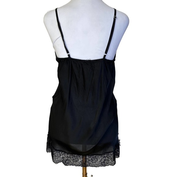 Scandal Italy Lace Black Cami Tank Top Size Small - Picture 6 of 10